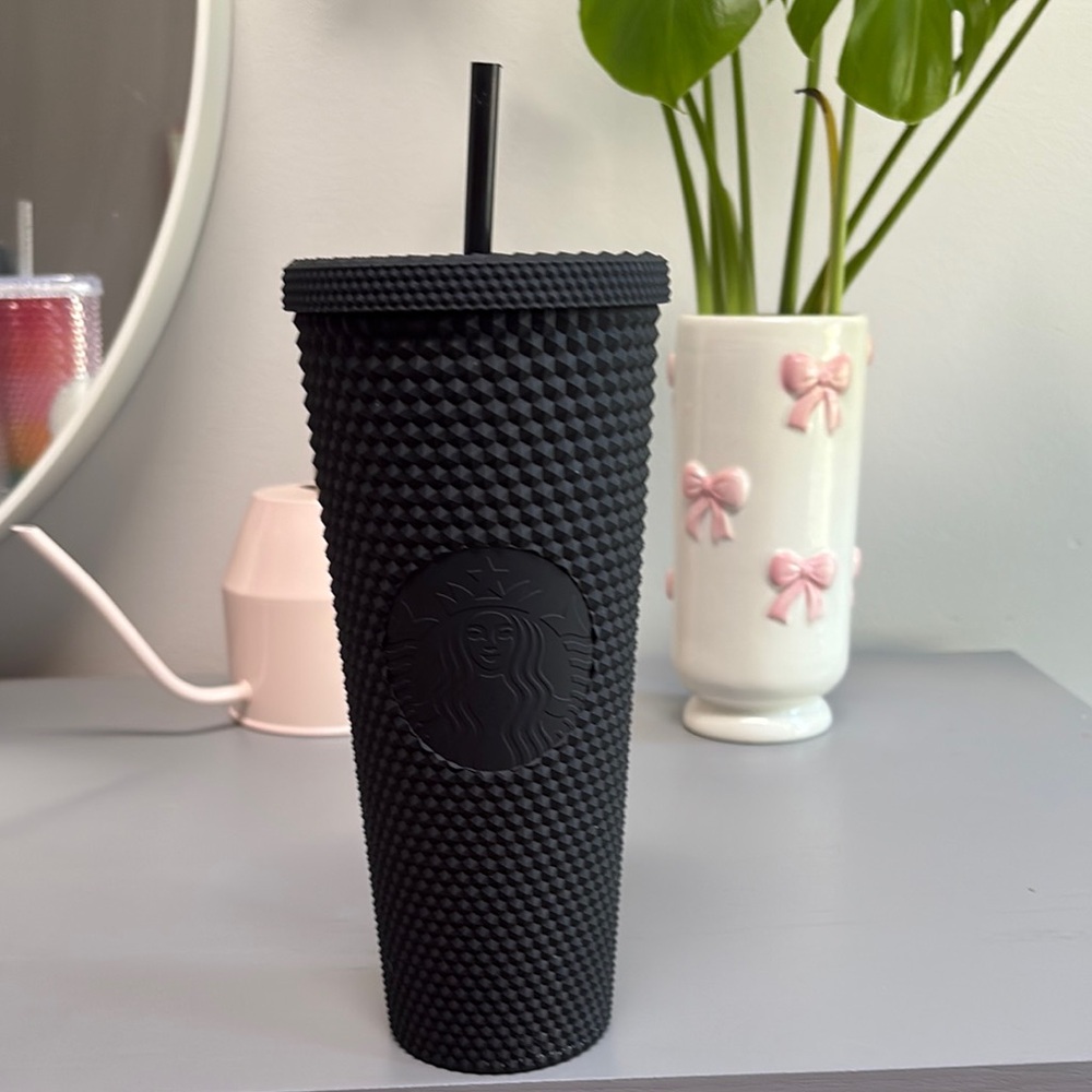 Starbucks Matte Black Studded Tumbler